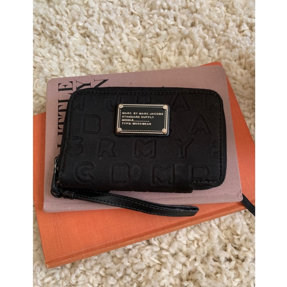 Marc by Marc Jacobs embossed Classic Q wallet.